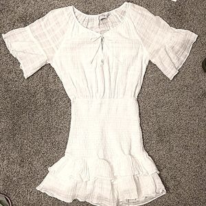 Princess Polly tivoli white mini dress